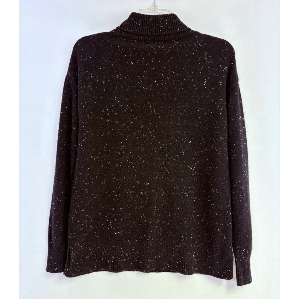 Bella Dahl Black Cashmere Speckled Turtleneck Sweater Size Women's XS - Picture 5 of 14